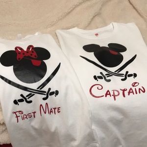 His n Hers Disney Pirate Shirts